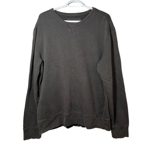 GAP Red Brown Hematite Crewneck Sweatshirt V Stitch Size XL Retro